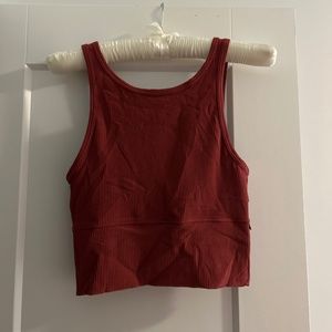 Lululemon Ribbed pivot tank